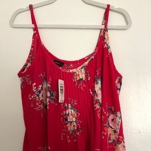 Torrid Pink Floral Blouse
